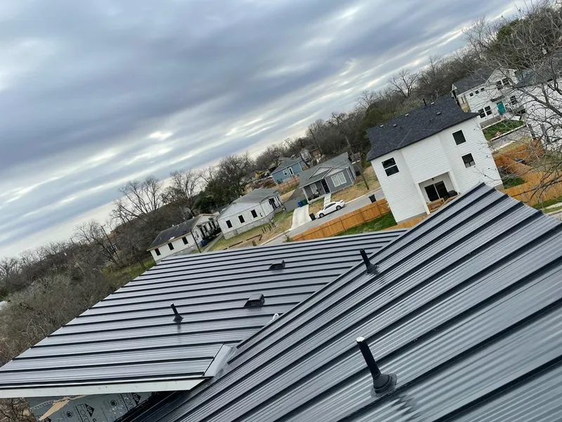 Standing seam metal roof panels with vents for Skylight Repair in Massillon